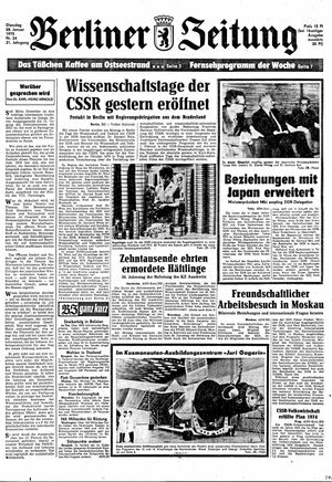 Berliner Zeitung Online-Archiv vom 28.01.1975