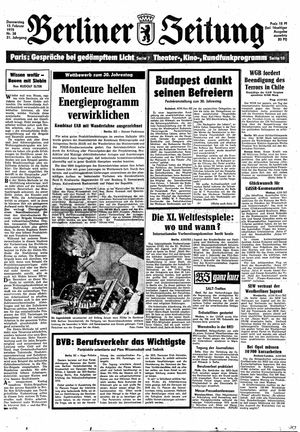 Berliner Zeitung Online-Archiv vom 13.02.1975
