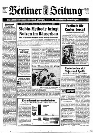Berliner Zeitung Online-Archiv vom 17.07.1975