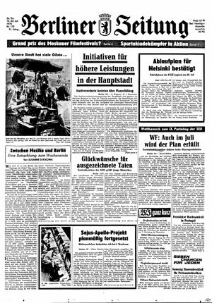 Berliner Zeitung Online-Archiv vom 19.07.1975