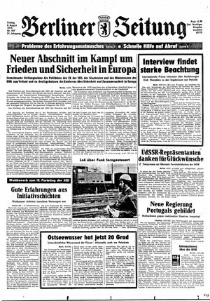 Berliner Zeitung Online-Archiv on Aug 8, 1975