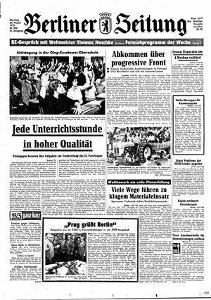 Berliner Zeitung Online-Archiv on Aug 26, 1975