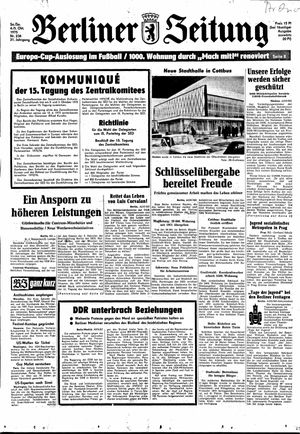 Berliner Zeitung Online-Archiv vom 04.10.1975