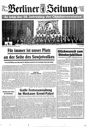 Berliner Zeitung Online-Archiv vom 07.11.1975