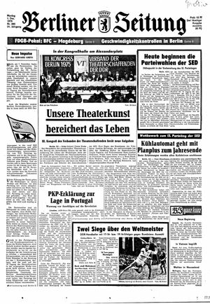 Berliner Zeitung Online-Archiv on Dec 1, 1975