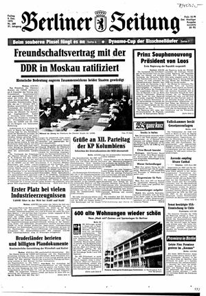 Berliner Zeitung Online-Archiv vom 05.12.1975