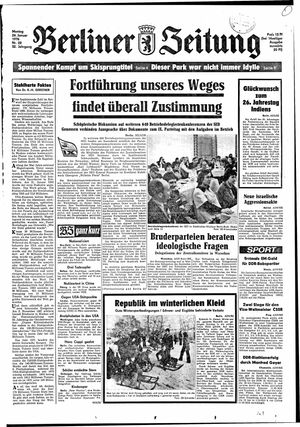 Berliner Zeitung Online-Archiv vom 26.01.1976