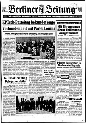 Berliner Zeitung Online-Archiv vom 14.04.1976