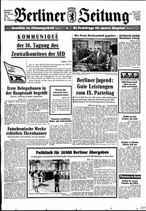 Berliner Zeitung Online-Archiv vom 15.05.1976