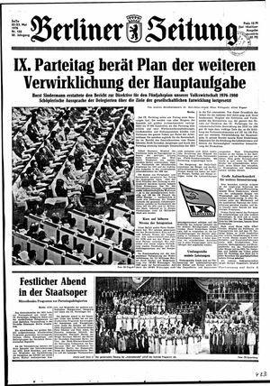 Berliner Zeitung Online-Archiv vom 22.05.1976