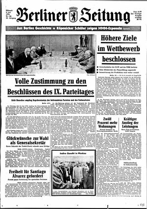Berliner Zeitung Online-Archiv vom 09.06.1976