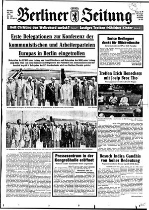Berliner Zeitung Online-Archiv vom 28.06.1976