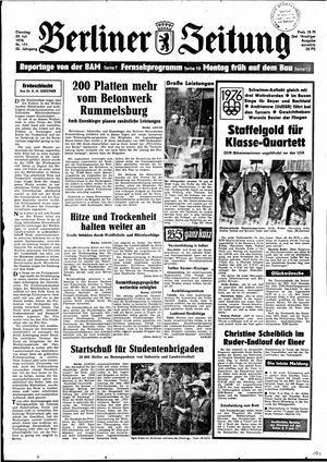 Berliner Zeitung Online-Archiv vom 20.07.1976