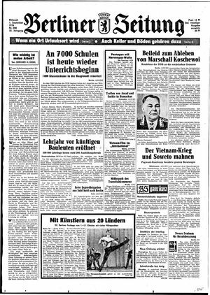 Berliner Zeitung Online-Archiv vom 01.09.1976