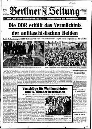 Berliner Zeitung Online-Archiv vom 13.09.1976