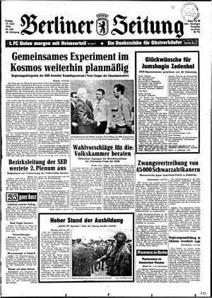 Berliner Zeitung Online-Archiv vom 17.09.1976