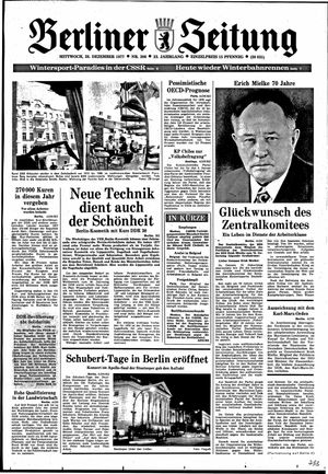 Berliner Zeitung Online-Archiv vom 28.12.1977