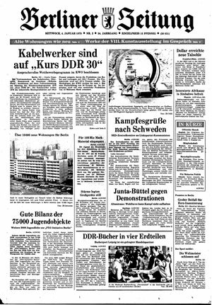 Berliner Zeitung Online-Archiv vom 04.01.1978