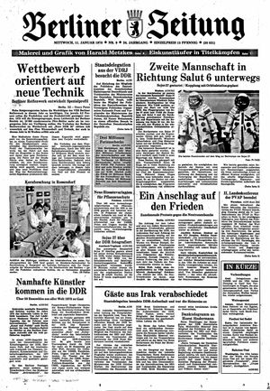 Berliner Zeitung Online-Archiv vom 11.01.1978