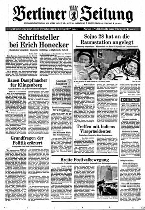 Berliner Zeitung Online-Archiv vom 04.03.1978