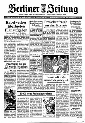 Berliner Zeitung Online-Archiv vom 06.03.1978