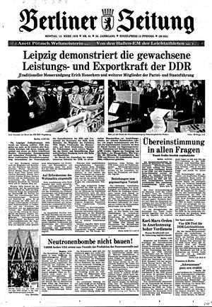 Berliner Zeitung Online-Archiv vom 13.03.1978