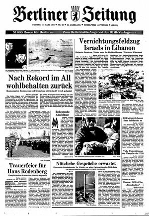Berliner Zeitung Online-Archiv vom 17.03.1978
