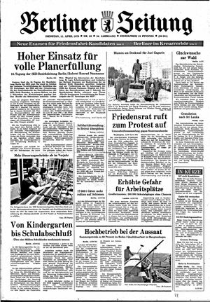 Berliner Zeitung Online-Archiv vom 11.04.1978