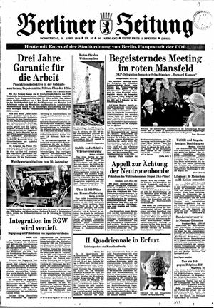 Berliner Zeitung Online-Archiv vom 20.04.1978