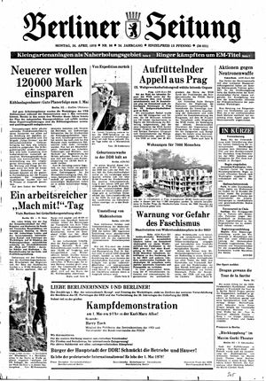 Berliner Zeitung Online-Archiv vom 24.04.1978