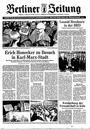 Berliner Zeitung Online-Archiv vom 05.05.1978