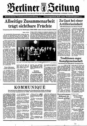 Berliner Zeitung Online-Archiv vom 13.05.1978