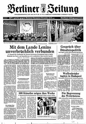 Berliner Zeitung Online-Archiv vom 20.05.1978