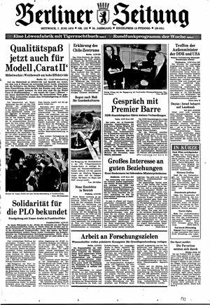 Berliner Zeitung Online-Archiv vom 07.06.1978