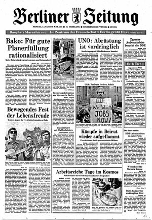 Berliner Zeitung Online-Archiv vom 03.07.1978