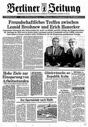 Berliner Zeitung Online-Archiv vom 26.07.1978