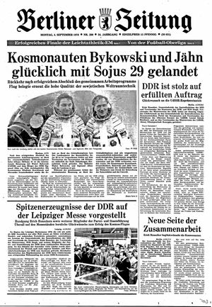 Berliner Zeitung Online-Archiv vom 04.09.1978