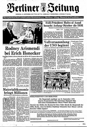 Berliner Zeitung Online-Archiv vom 19.09.1978