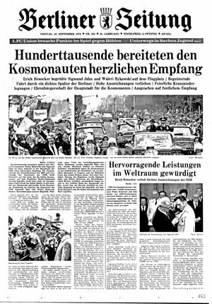 Berliner Zeitung Online-Archiv vom 22.09.1978