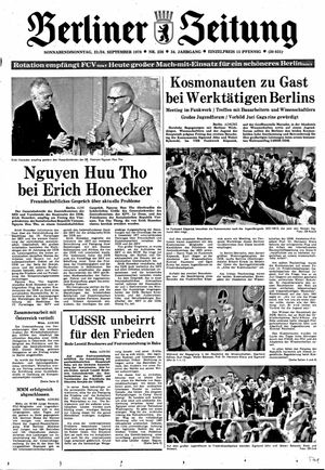 Berliner Zeitung Online-Archiv vom 23.09.1978