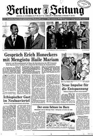 Berliner Zeitung Online-Archiv vom 28.11.1978