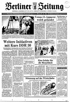 Berliner Zeitung Online-Archiv vom 27.12.1978