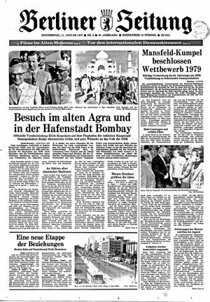 Berliner Zeitung Online-Archiv vom 11.01.1979