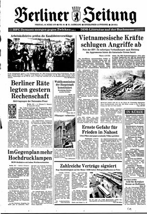 Berliner Zeitung Online-Archiv on Mar 16, 1979