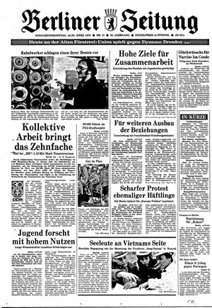 Berliner Zeitung Online-Archiv vom 24.03.1979