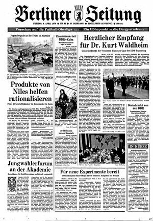 Berliner Zeitung Online-Archiv vom 06.04.1979
