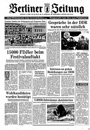 Berliner Zeitung Online-Archiv on Apr 9, 1979