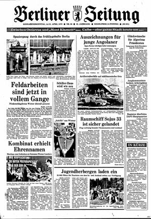 Berliner Zeitung Online-Archiv vom 14.04.1979