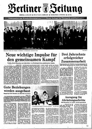 Berliner Zeitung Online-Archiv vom 06.07.1979