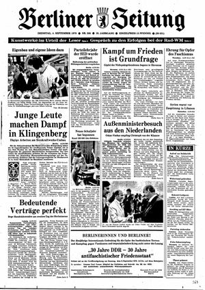 Berliner Zeitung Online-Archiv vom 04.09.1979
